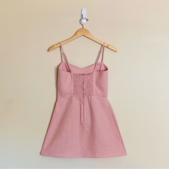 Reformation | Audrey Linen Mini Dress - Picture 3 of 9